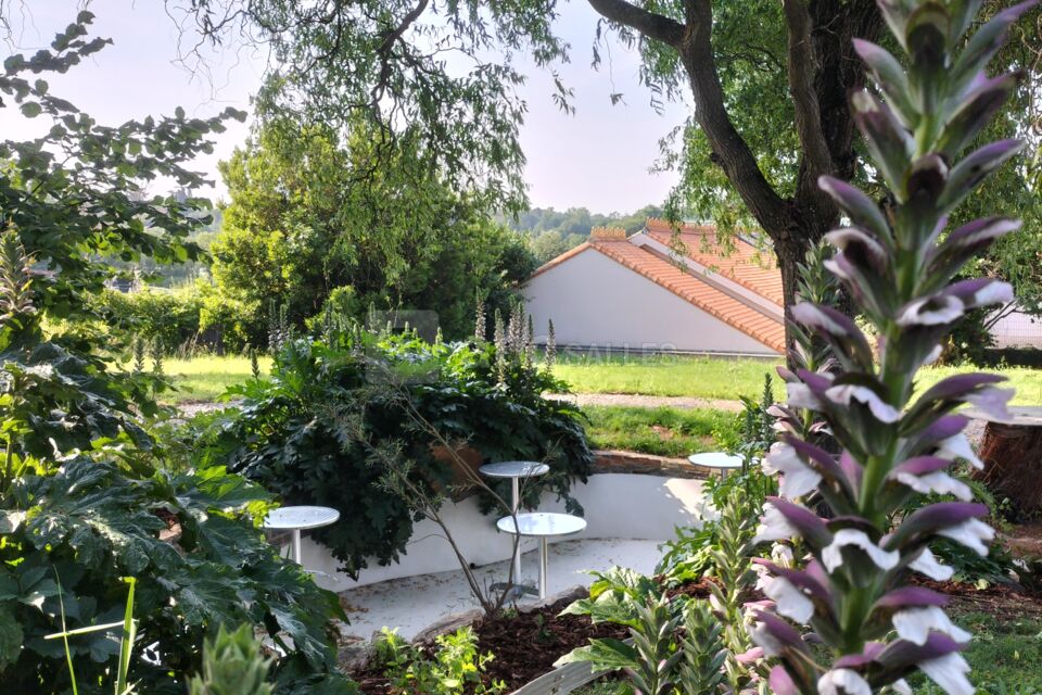 Vue sur une terrasse