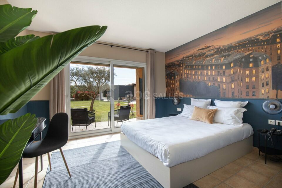 Chambre les toits de Paris