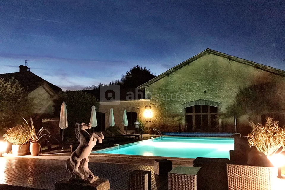 Piscine nuit