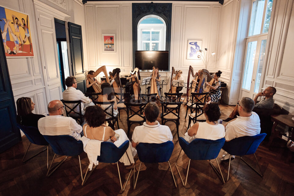 Concert salon bleu