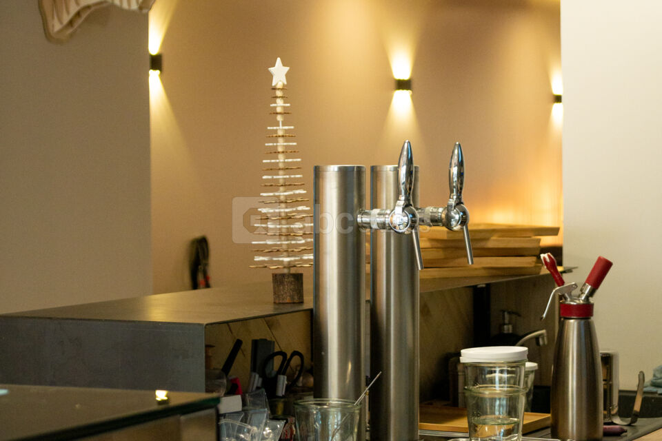 Vue à l'arrière de notre bar