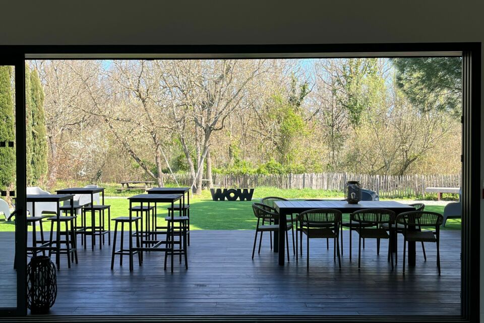 LE PAVILLON OCCITAN vue sur le jardin