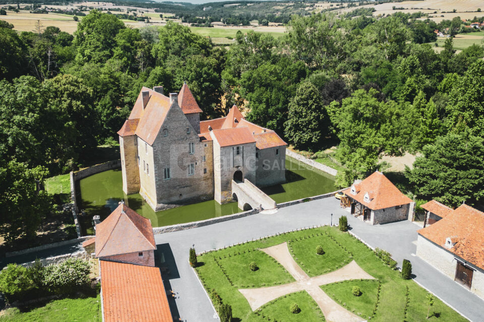 Château vu de hauteur