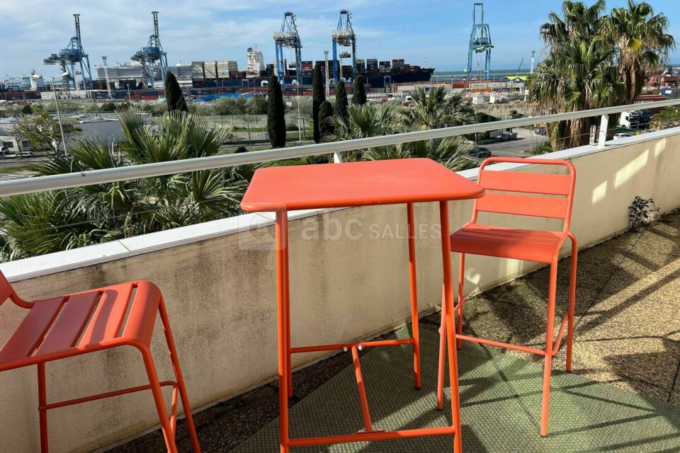 Terrasse de la salle de réunion