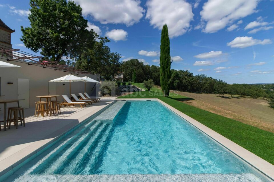 Vue piscine