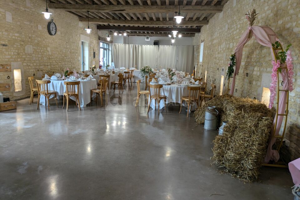 Salle réception la grange abiamce campagne chic