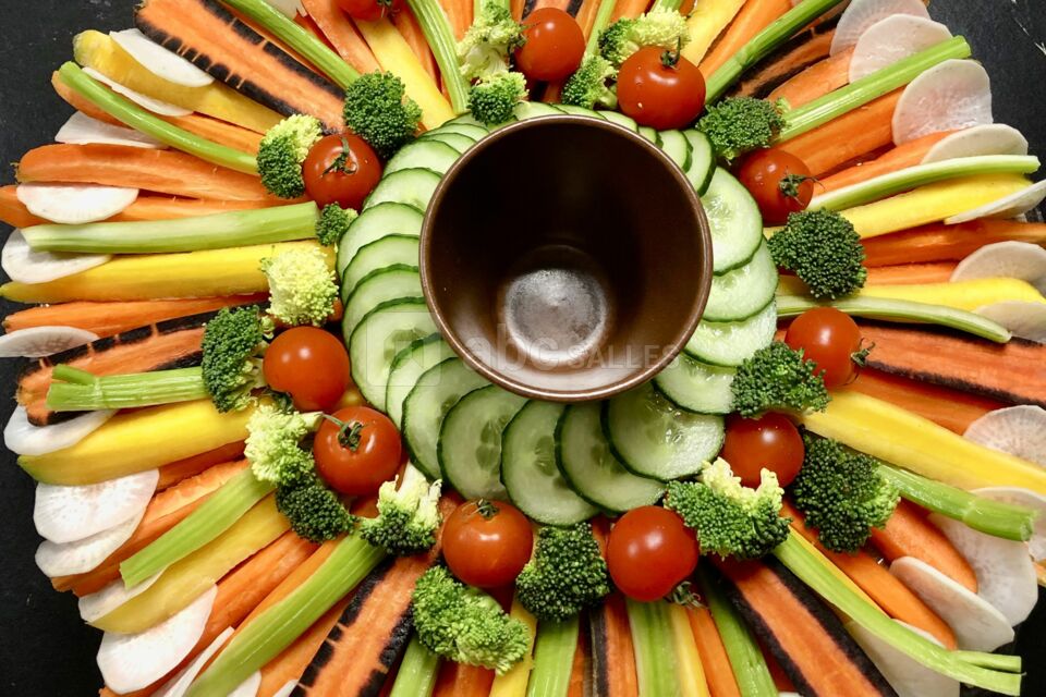 Plateau vegan crudités