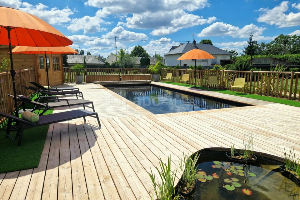 Piscine extérieure chauffée
