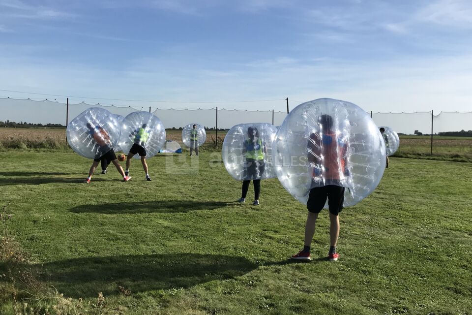 Terrain de bumper ball