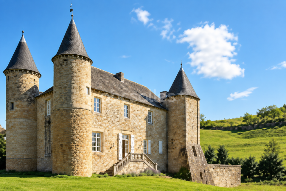 Château de Ste Colombe sur Gand