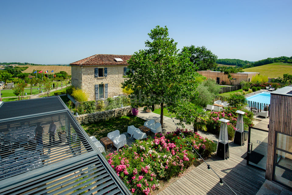 Vue terrasse pergola