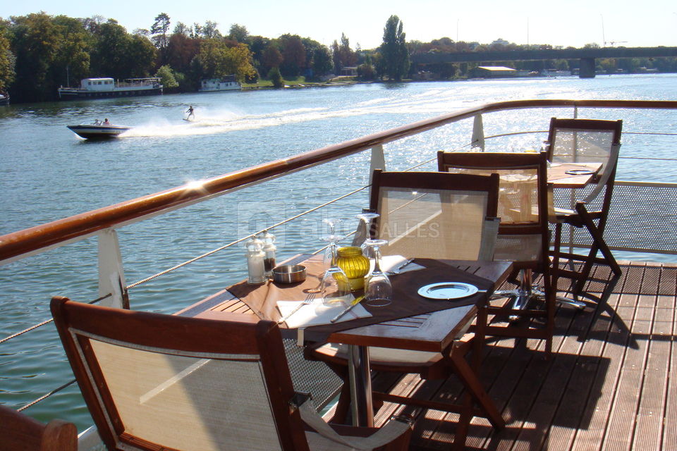 Vue sur le ski nautique